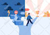 create a flat vector illustration in modern style