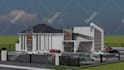 do church plan,3d design render
