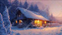 create HD winter and christmas relaxing music video for youtube