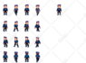 create a pixel art character sprite