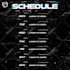 design a custom animated weekly stream schedule for twitch and kick streamers