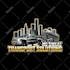 do trucking dispatching towing transport junk removal and logistics logo