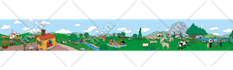create hand drawn cartoon illustration