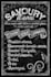 do chalkboard menu design for you