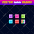 create express custom twitch sub badges