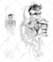 draw custom cyber sigilism and neotribal for you