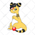 draw cute pokemon sticker and kawaii chibi characters