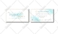 design feminine beautiful makeup cosmetic flyer and cards