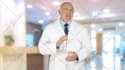 be your male medical spokesperson in a lab coat