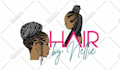 do hair, afro,locs, and braids salon logo