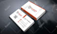 create luxury business card design with free qr code