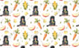 draw a seamless illustrated pattern