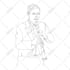 draw unique one line art, minimalist line art, vector line art illustration
