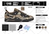 create a professional footwear tech pack and custom sneaker design
