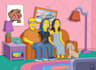 draw you a custom portrait in yellow cartoon style