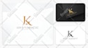 design luxury real estate and construction logo