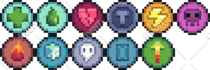 create 16x16 custom pixel art item icons for your game