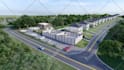 create masterplan 3d rendering and site plan visualization