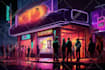 create synthwave or retrowave style art for any project using ai