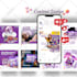 fast delivery, instagram posts design, grow engagement, and reach organically