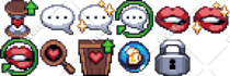 make pixel art icons, items and assets for your indie game