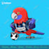 create a cartoon character and mascot cartoon