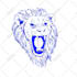 design a minimalistic lion head logo for your business and brand