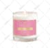 do minimal candle label design, DIY candle care sticker, candle jar 3d mockup