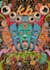 draw psychedelic illustration with retro comic art style