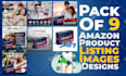 design converting amazon listing images, product photo editing