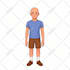 design cute childrens book characters with expression and pose sheet