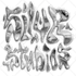 create a chrome and liquid fonts