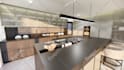 do 3d kitchen interior design and photorealistic rendering