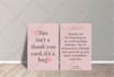 design professional amazon thank you card, product instruction cards