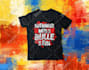 trendy typography, bulk t shirt design for merch, printful