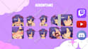 create custom anime chibi for twitch discord emotes and sub badges