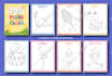 illustrate coloring book pages for you