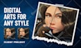 do any digital art, illustration, painting, graphic design