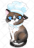 create a cute kawaii cartoon animal and pet illustration