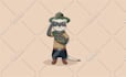 create an original animal mascot, not an ai generated one