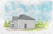 make artist impression drawing for your architecture project
