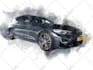 create custom watercolor car portrait, painting from photo