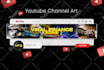 design youtube banners and logo