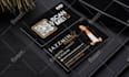 design professional luxury business card with qr code