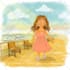 draw watercolor or pencil style children book illustration