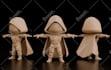 create 3d stylized modeling cute mascot, animal, cartoon and rig for animation