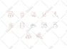 design unique, simple and modern custom icons set