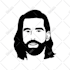 draw minimalist line art avatar for your social channel