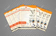 design door hanger, restaurant flyer, real estate brochure and rack card