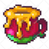 create pixel art object or items